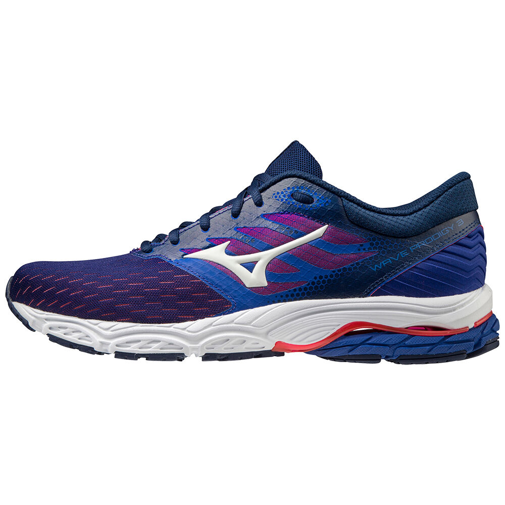 Mens Mizuno Wave Prodigy 3 Running Shoes Blue/White Philippines (RWGUNL983)